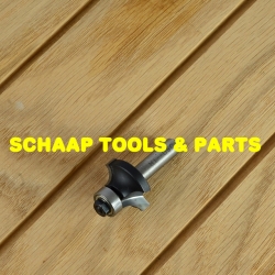 Afrondprofielfrees R  6,3mm HW-hardmetaal schacht 8mm met geleidelager | 24383-5-25463